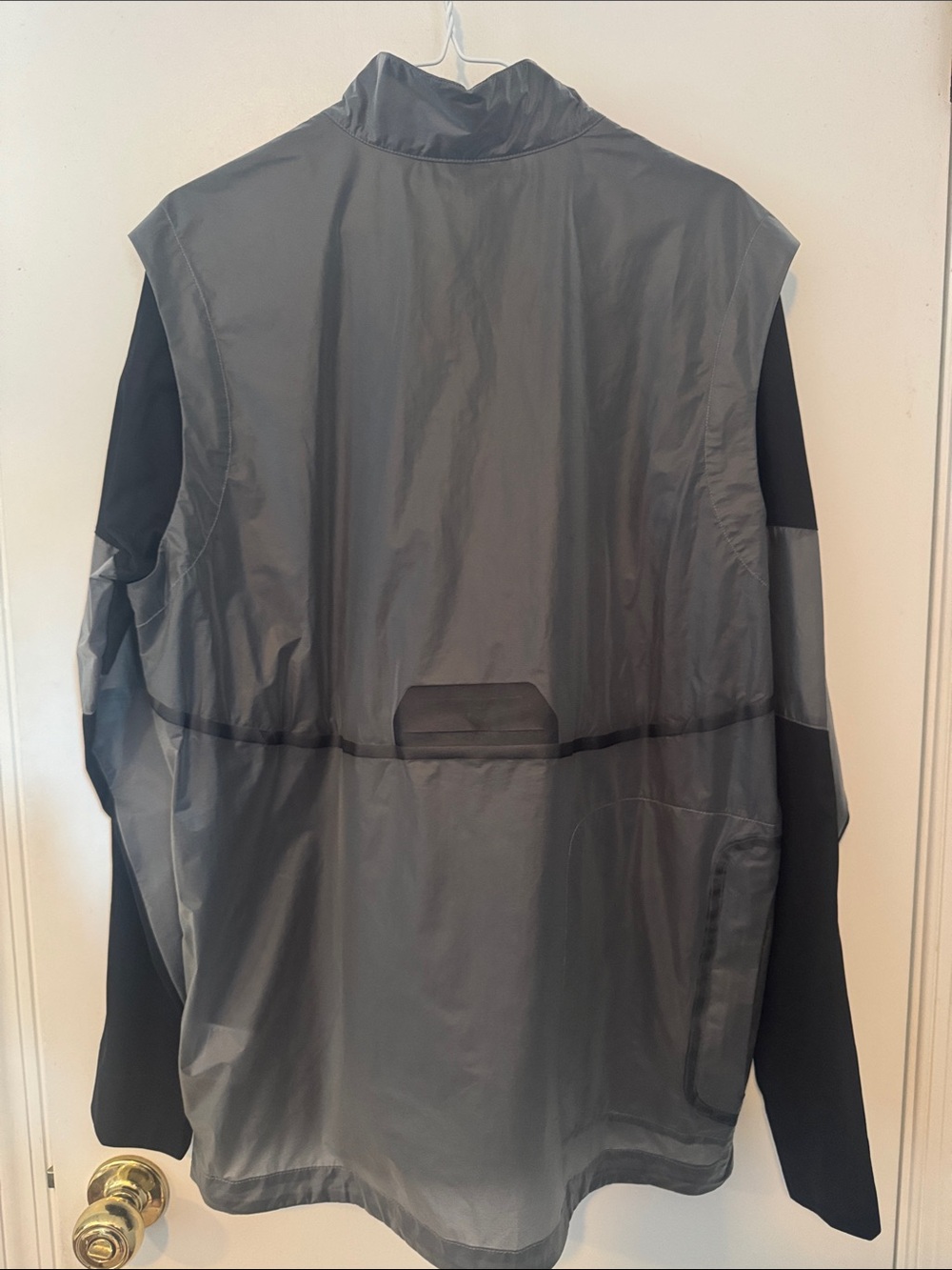 NIKE GOLF HyperAdapt Half Zip Grey Black Pullover Wind Jacket NWT Mens Large - Picture 4 of 12